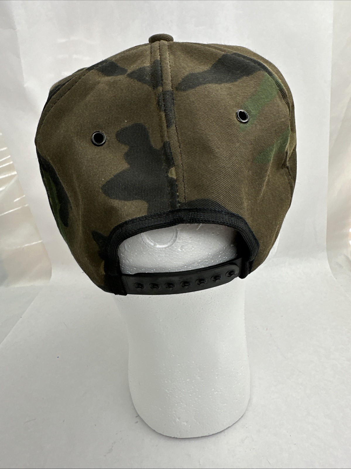 Walker CAT Caterpillar Patch Hat Snap Back Vintage Camo