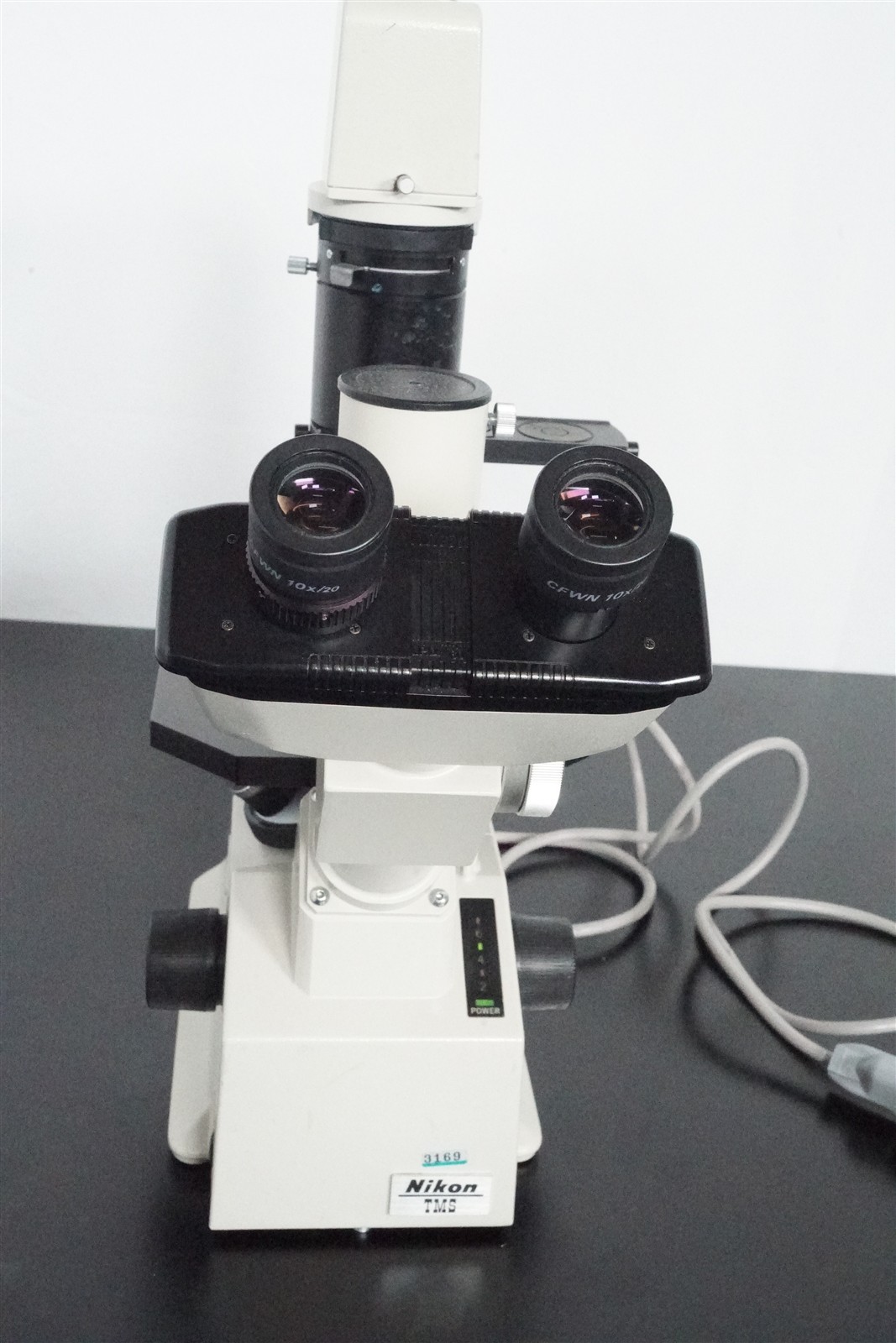 Nikon TMS Inverted Phase Contrast Microscope, 4X, 10X Ph3DL, 20X Ph2DL, 40X PH3D