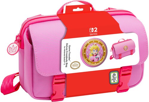 Swtich 2 Accessory: RDS Game Traveler Deluxe Princess Peach Crossbody Bag for Ni