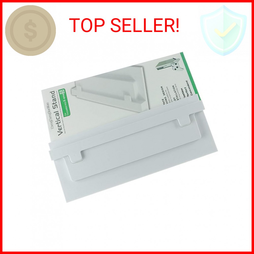 KlsyChry Vertical Stand for Xbox One S Console-White