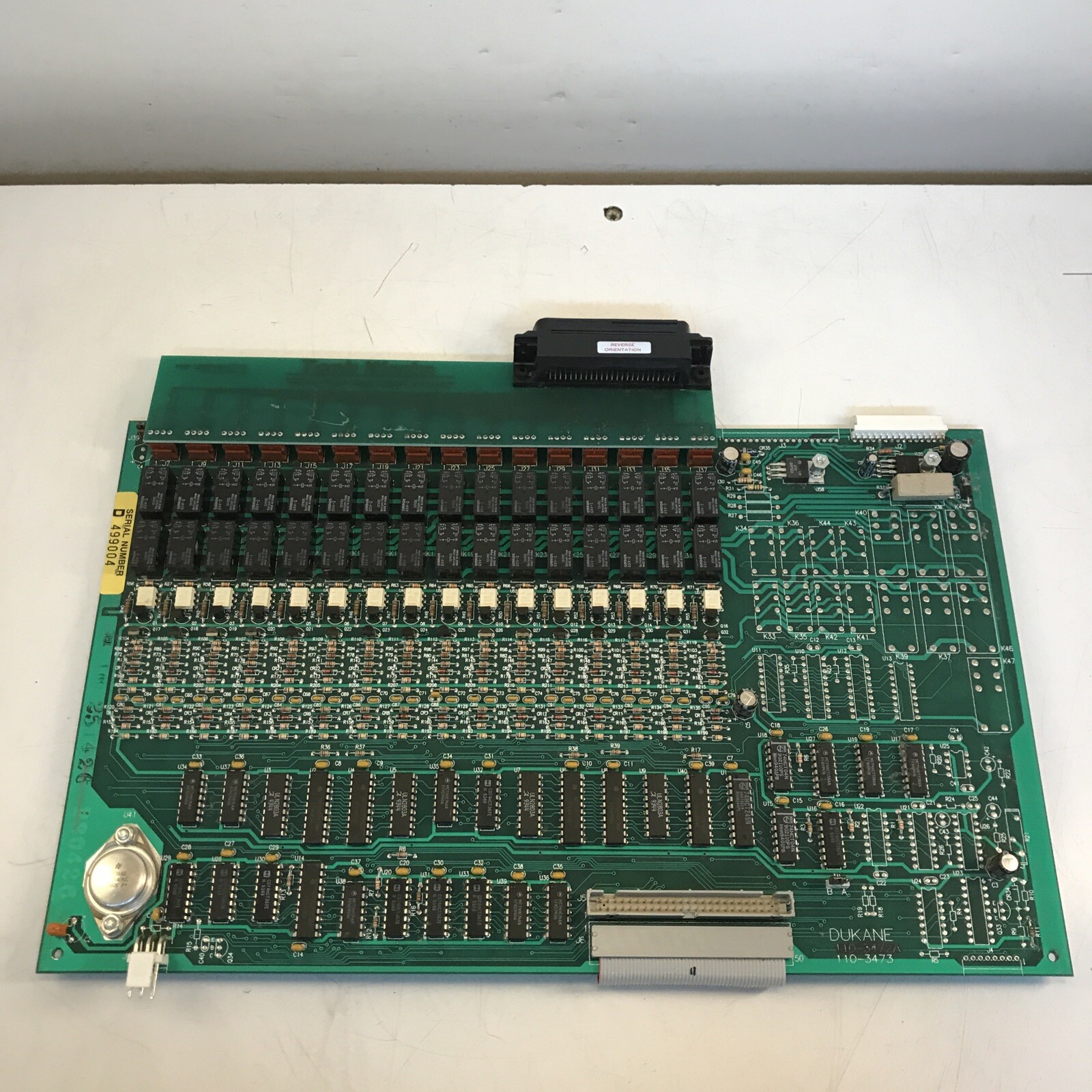 Dukane 110-3473 PWB 1257-01 selling as is untested.