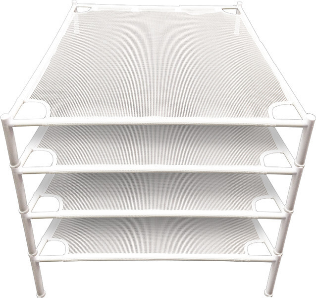 Stackable Square Drying Rack - 4, 27'' x 27" Herb Drying Racks - 4 Levels PLUS