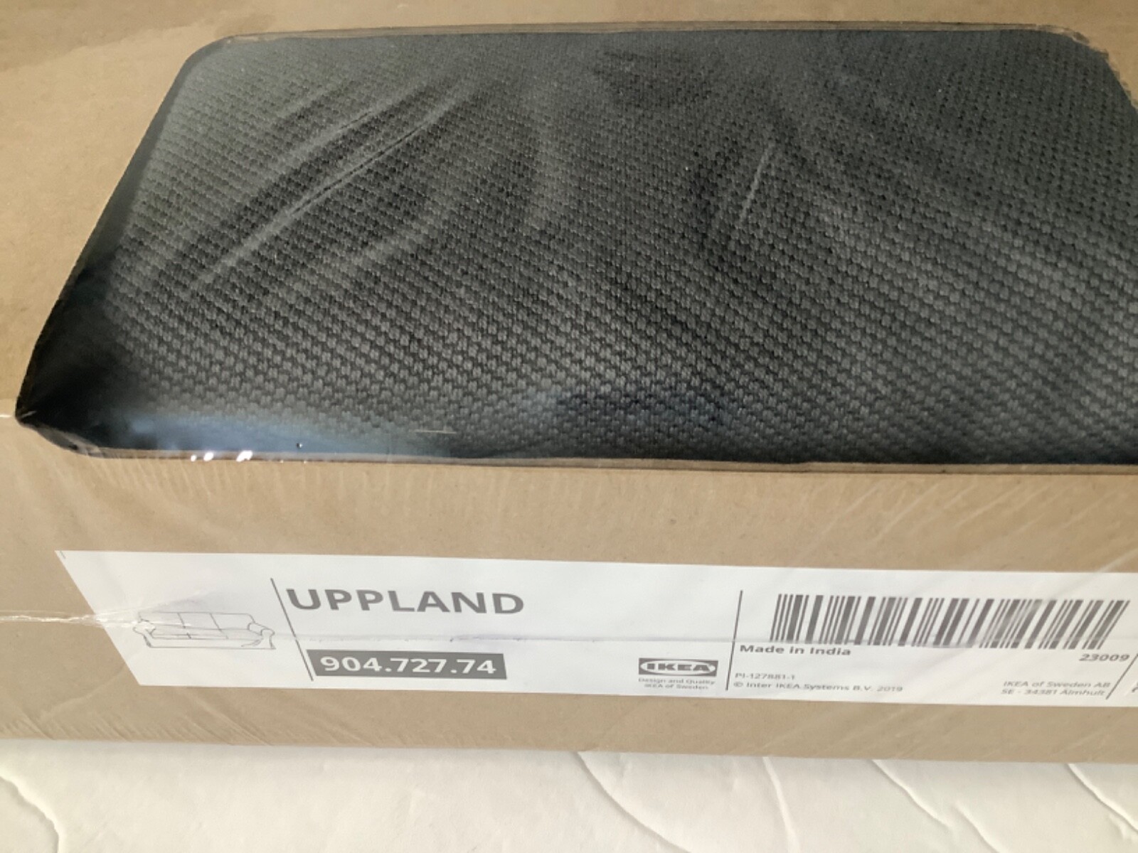 Ikea UPPLAND 3-Seat Sofa COVER ONLY Hallarp Gray 904.727.74 - NEW
