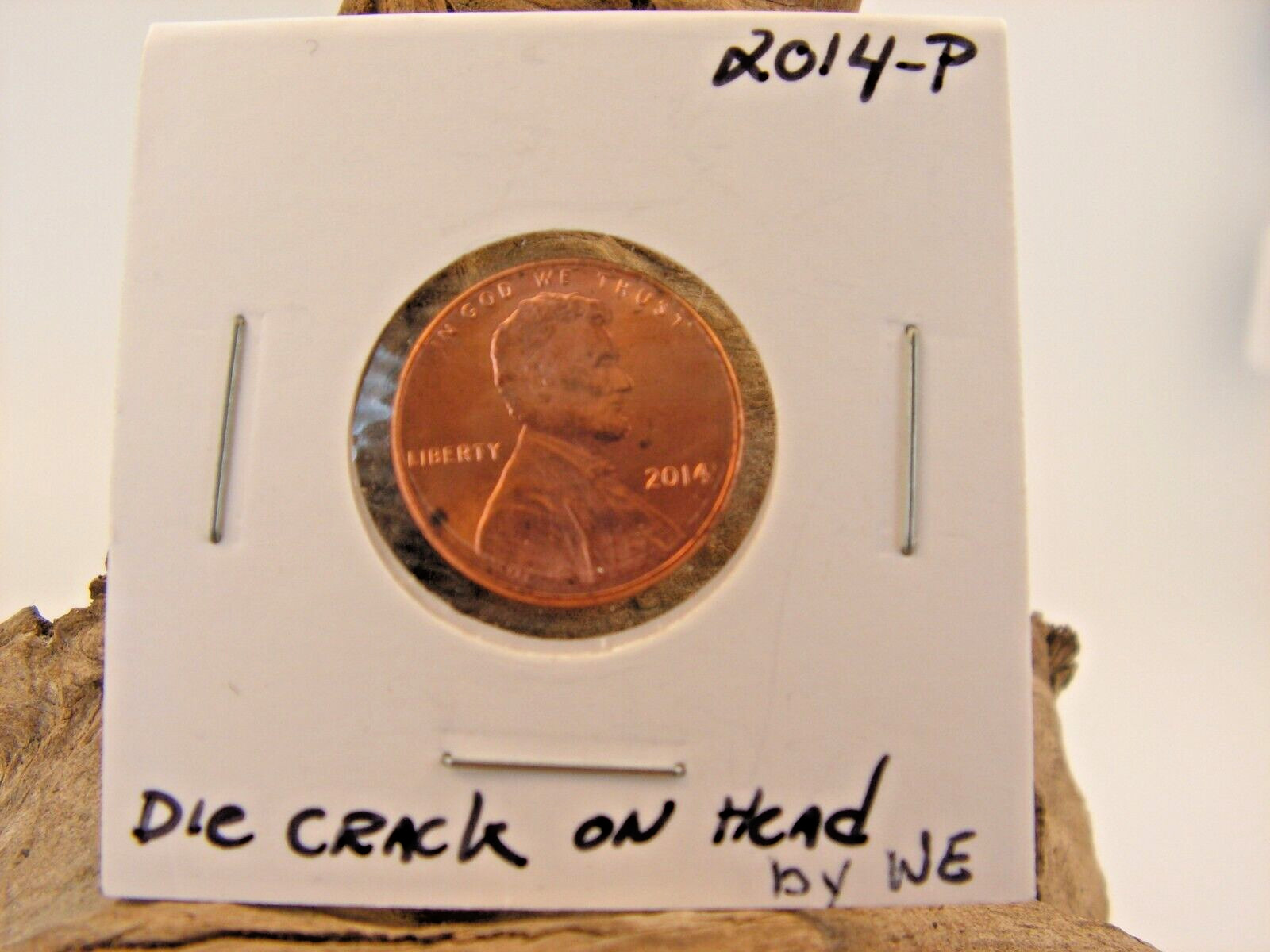 2014 p Lincoln Cent Die Crack Error