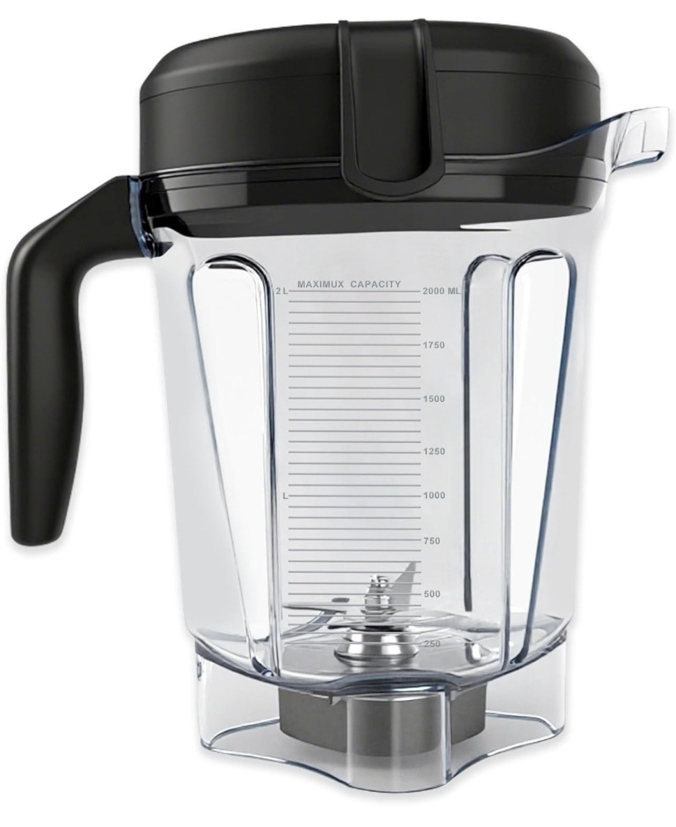 Blender Pitcher 64oz Low-Profile Compatible with 750 5200 5000 6300 7500 Vm0102