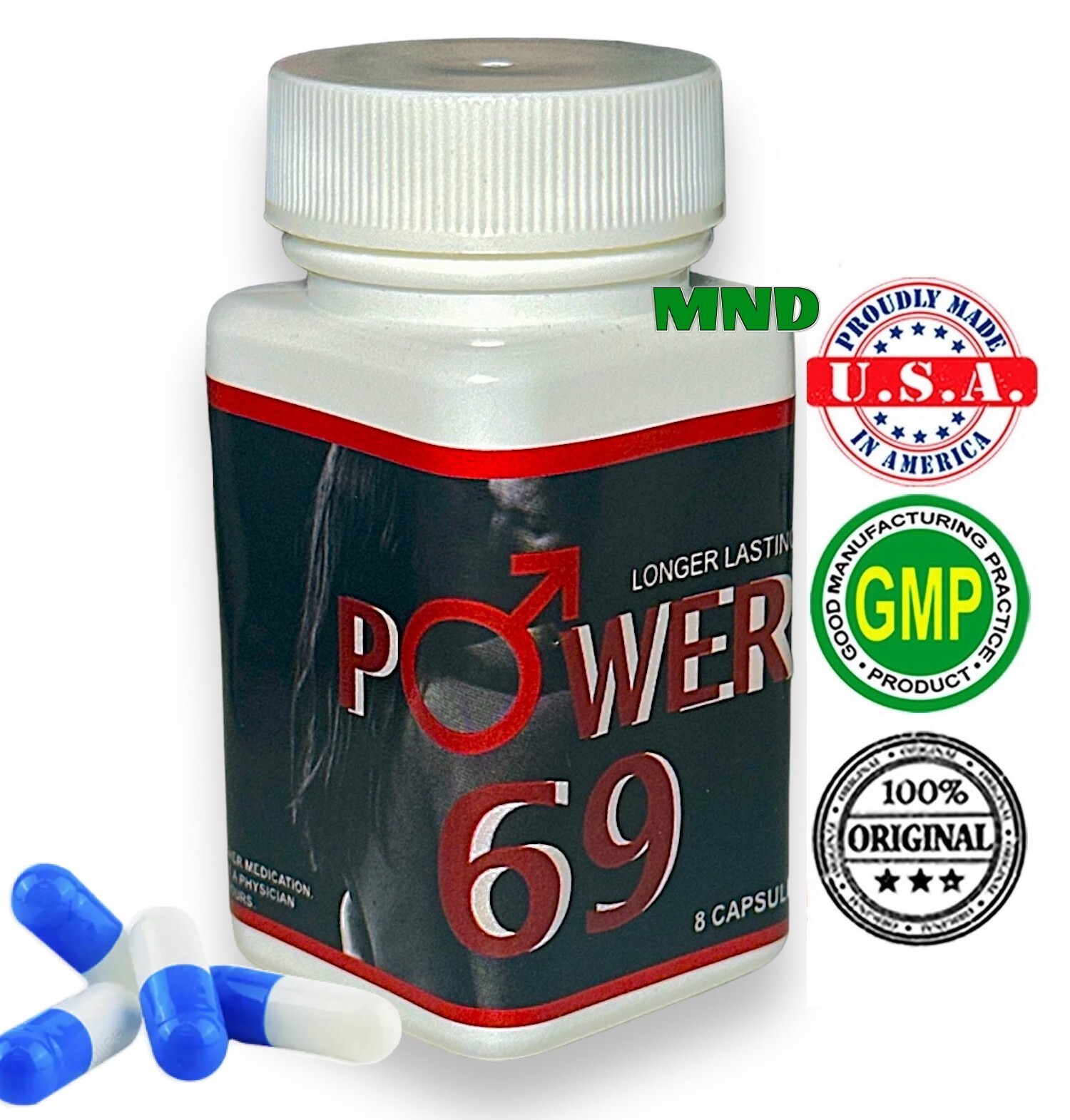 POWER 69 GROW MEN ENLARGEMENT SUPPLEMENT NATURAL LONGER HARDER STAMINA PILLS