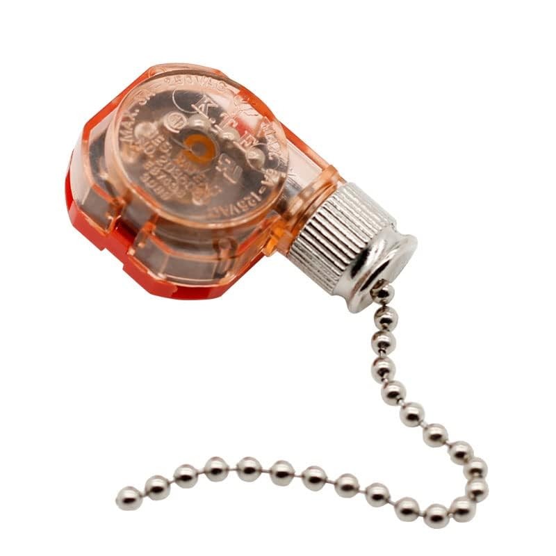 Home Ceiling Fan Light Lamp Replacement Parts 3Position 4 Wire Pull Chain Contro