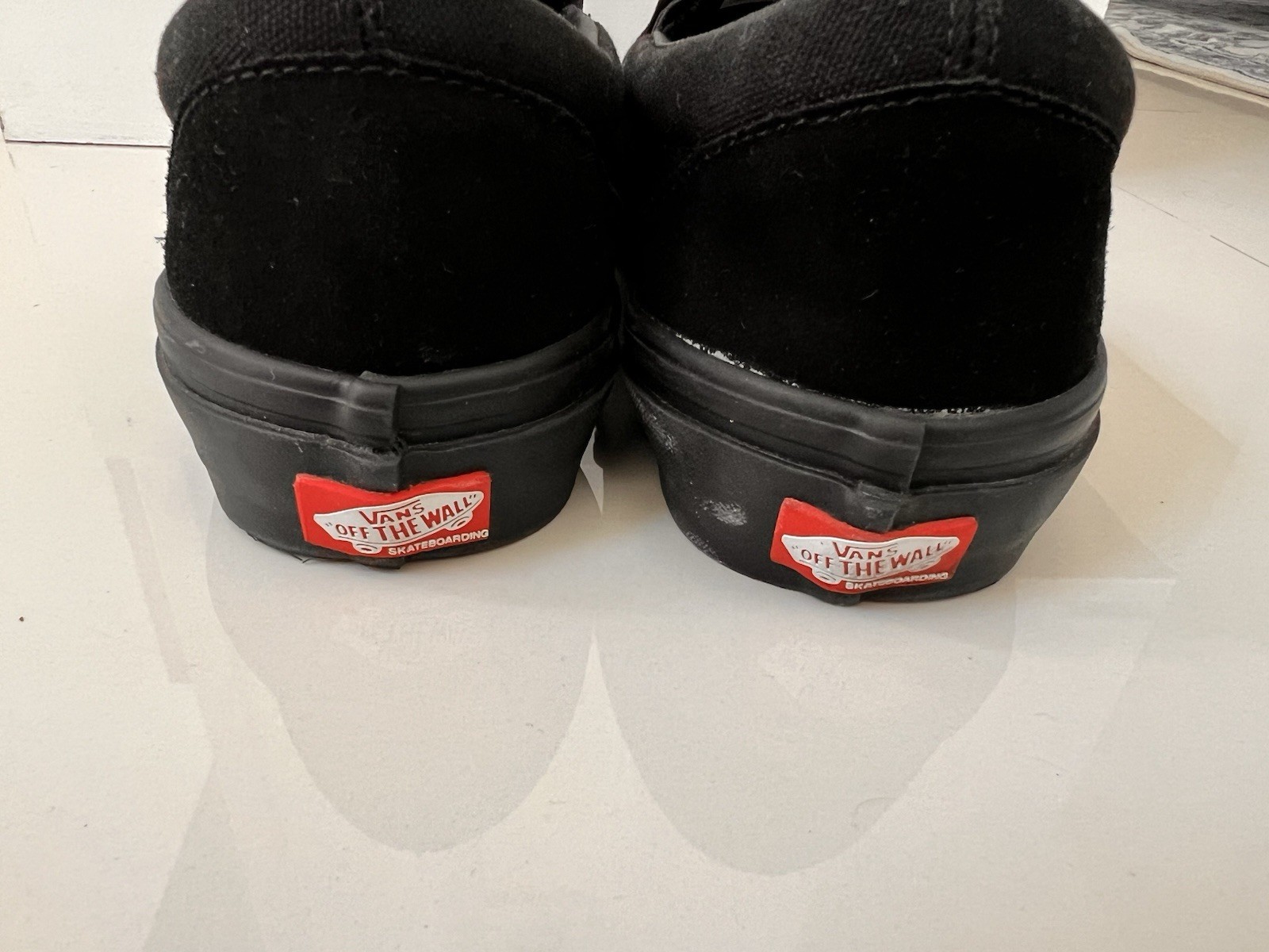 Vans Skate Slip-On PopCush Black Skateboarding Shoes Men's US 8 WORN ONCE
