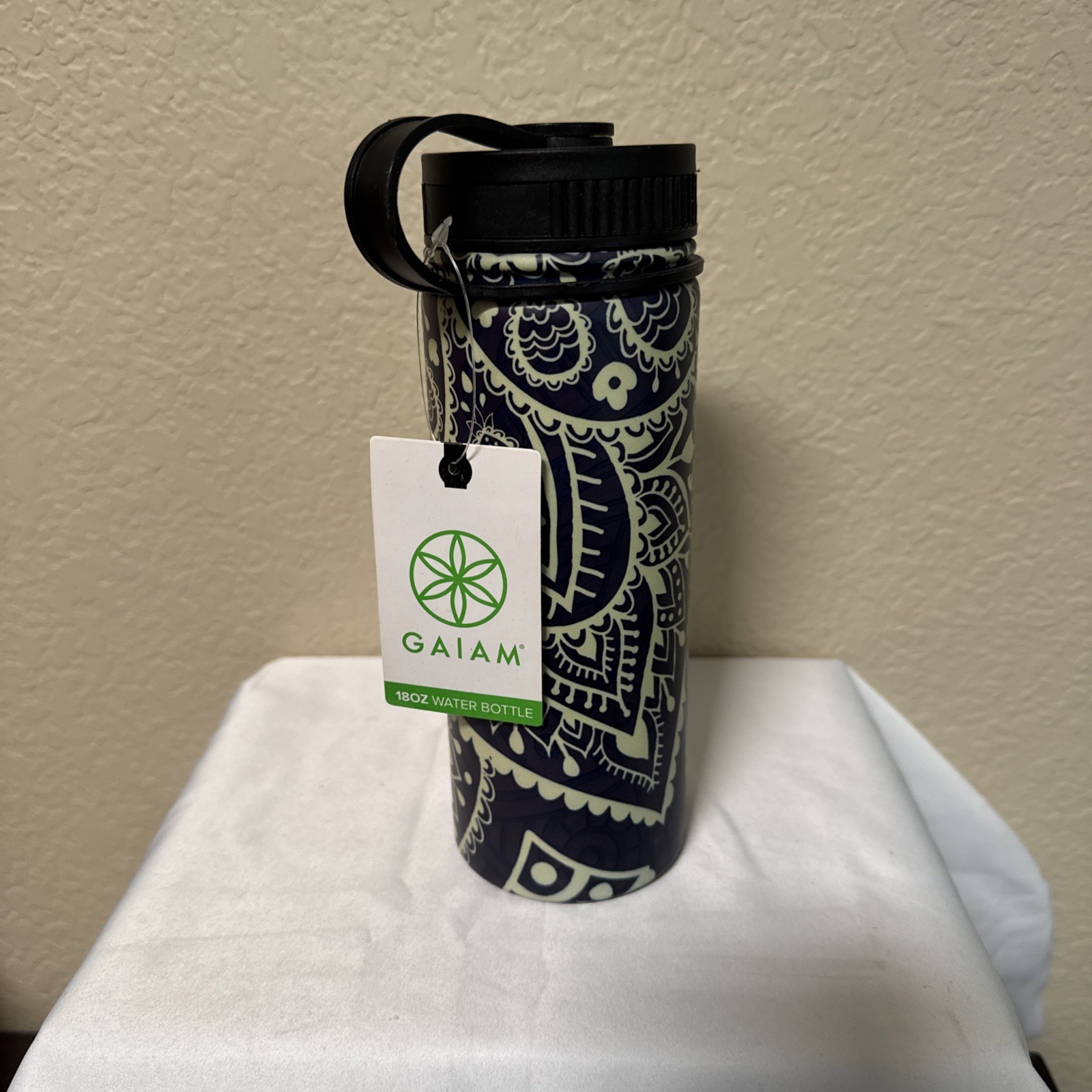 Gaiam 18oz Wide Mouth Water Stainless Steel Insulated Leakproof Green F-126