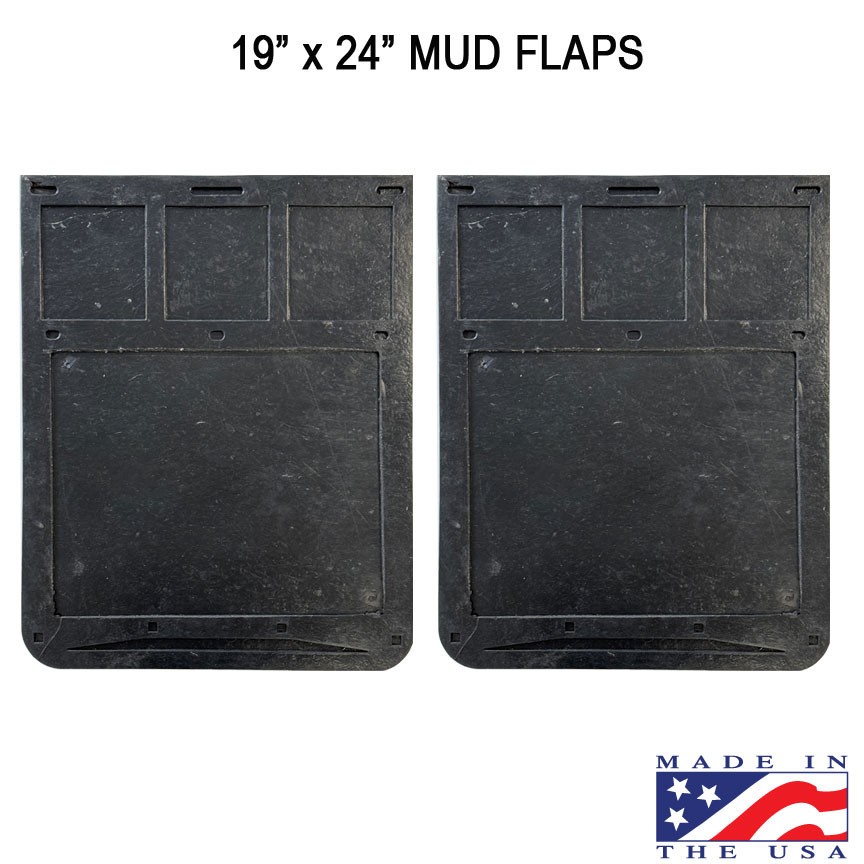 CHEVROLET DUALLY Truck Mud Flaps 19" Wide x 24" Long x 1/4" Thick DUALLY Pickup