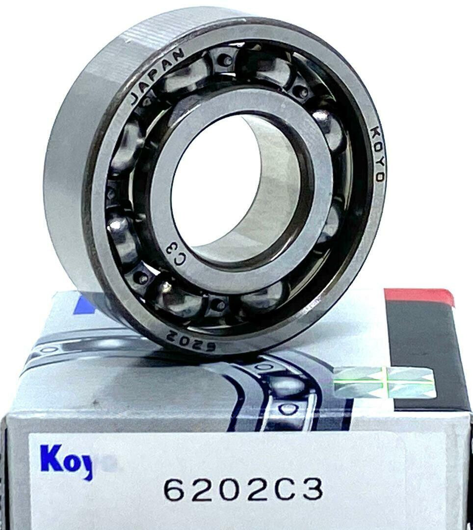 NEW KOYO 6202 C3 Deep Groove Ball Bearing 15x35x11mm JAPAN FAST SHIPPING
