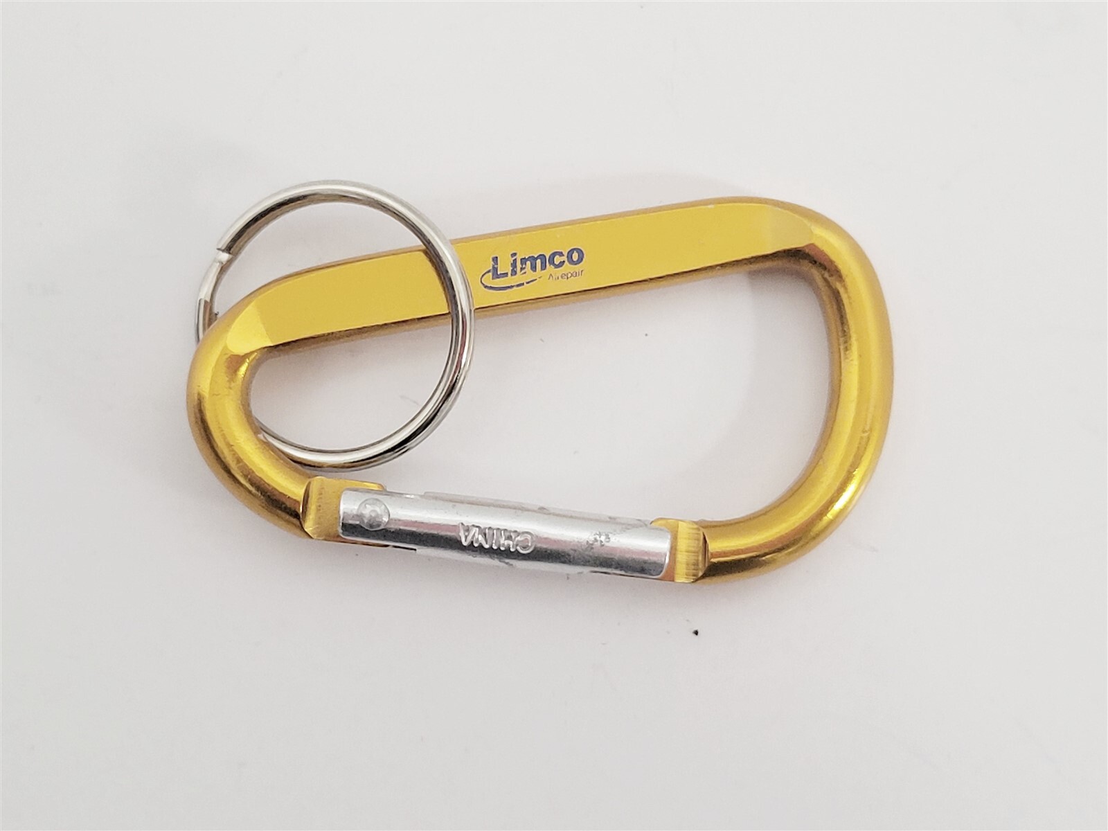 Limco Gold Small Carbiner Keychain Military