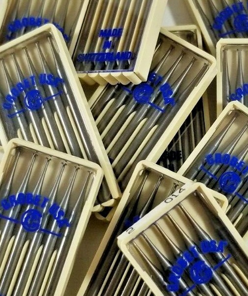 Grobet USA - Swiss Made - Jewelers Steel Wheel Bur / Burs - Full Box / 72 pieces