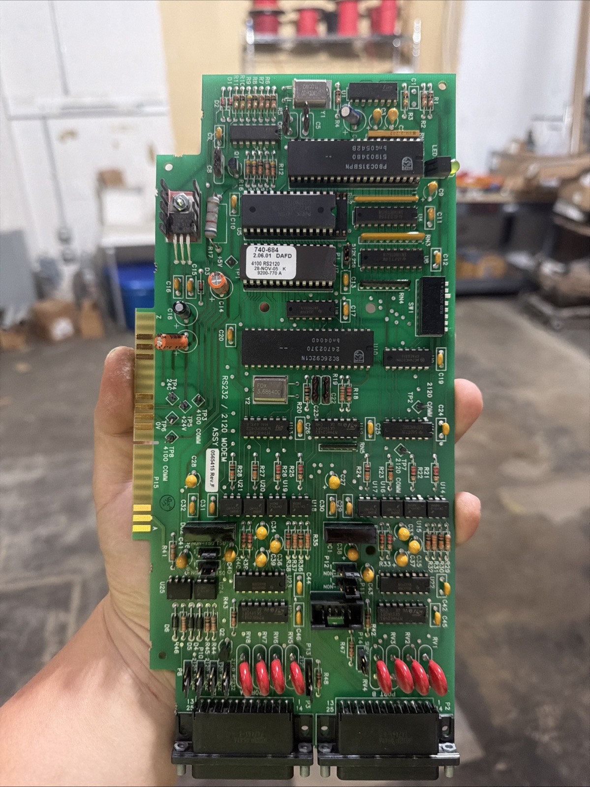 4100-6038		0565415	SIMPLEX DUAL RS232 INTERFACE FIRE ALARM CARD	SL NO K060100078