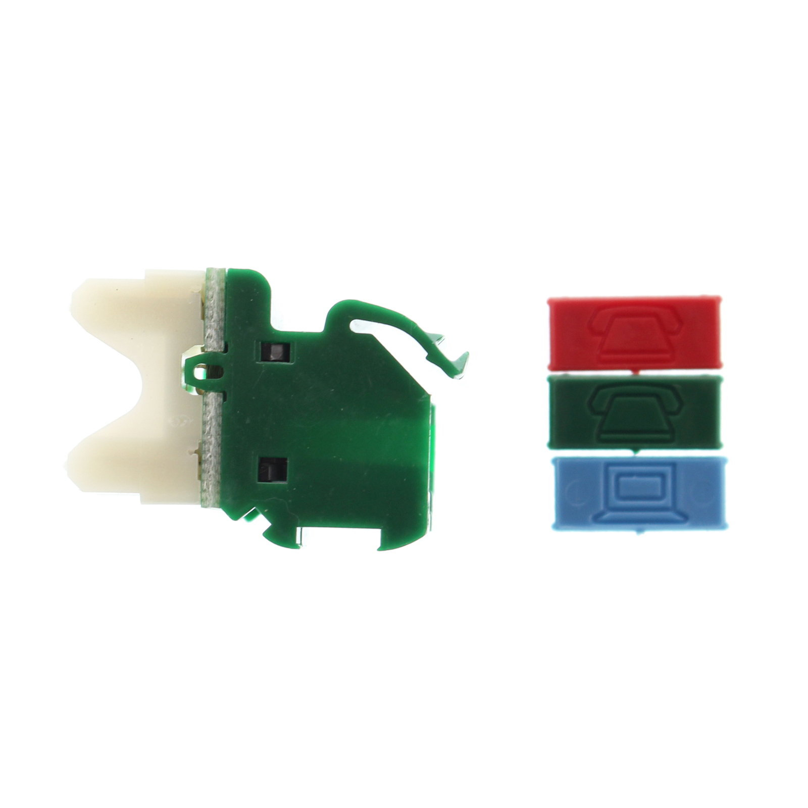 SIEMON MX6-07 MAX-MODULE CAT6 UTP ANGLED DATA JACK INSERT, GREEN