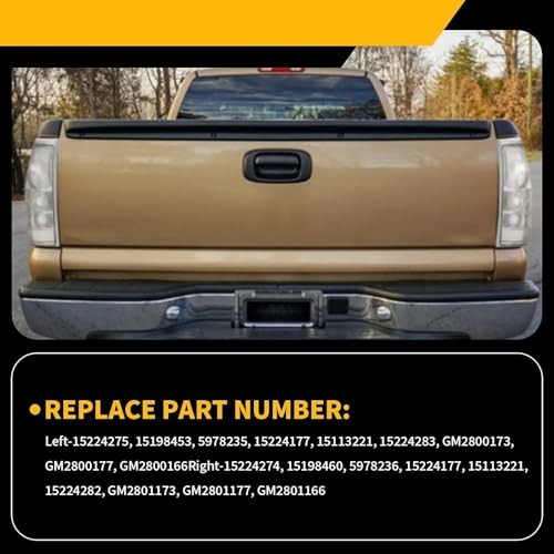 Pair Clear Tail Light Assembly Compatible with 1999-2002 Silverado 1500