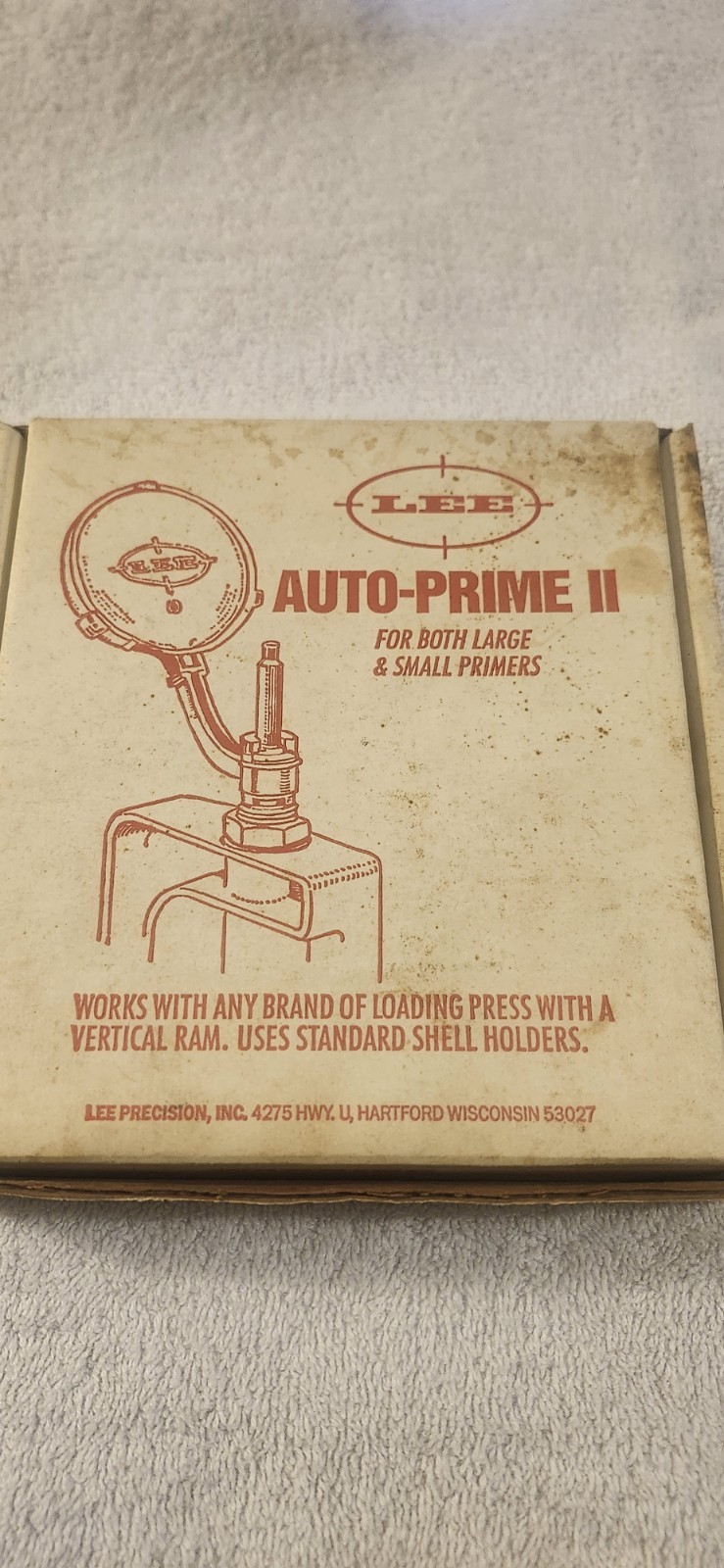 LEE Auto Prime Priming Tool Vintage for Reloading