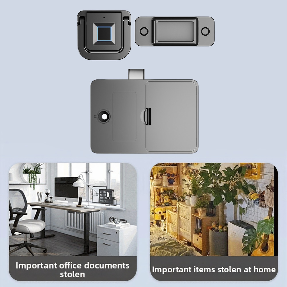 Fingerprint Lock Biometric Security For Office Scratch-resistant Alloy