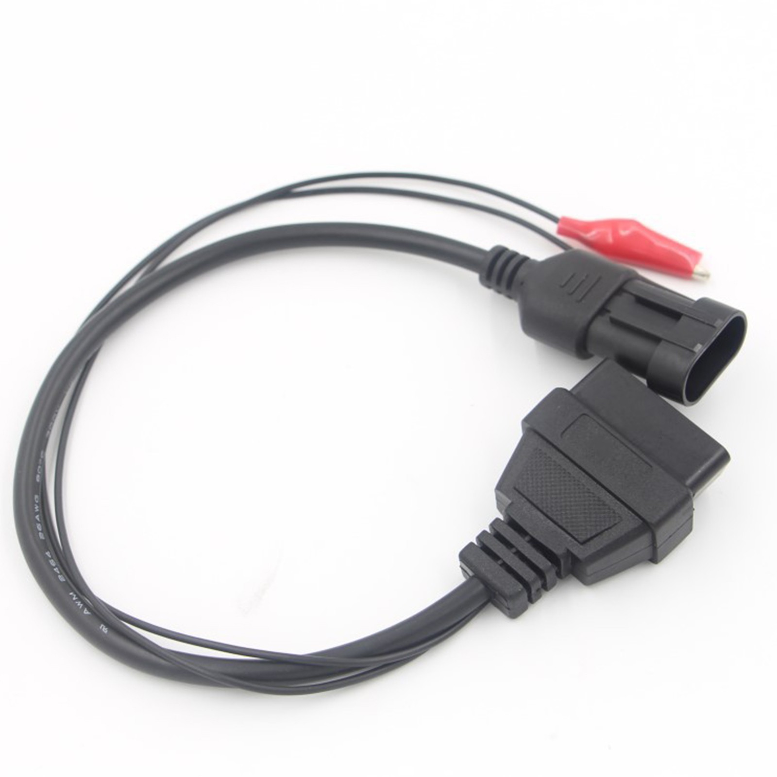 3 Pin to 16 Pin OBD2 Adapter Diagnostic Cable Converter For Fiat Alfa Lancia c