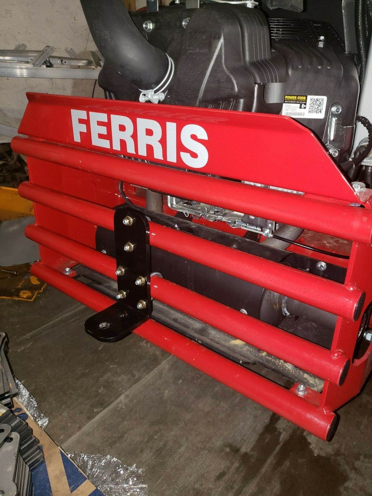 Ferris hitch super heavy duty is500z to is5100z  & ALL ISX MOWERS 5/16 THICK