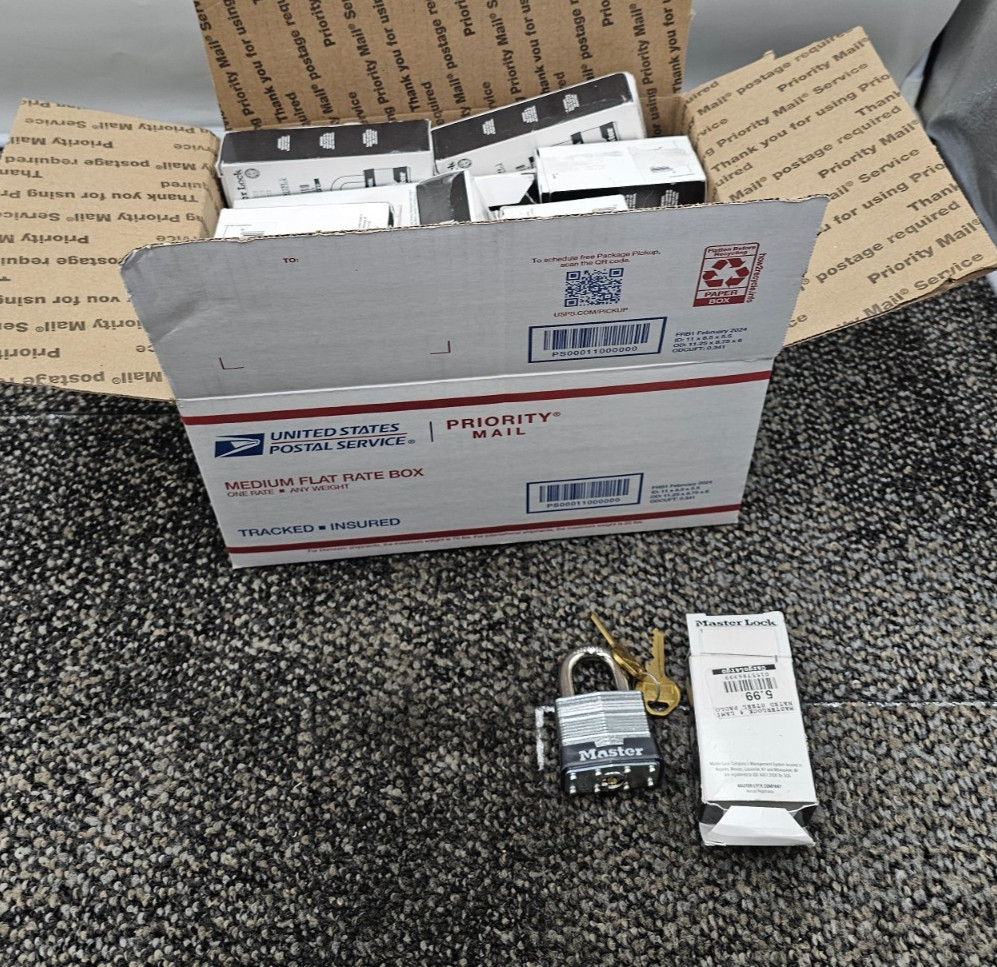 (QTY 40) Mixed Lock Misc Lot Master Lock No Keys Pad Lock Security