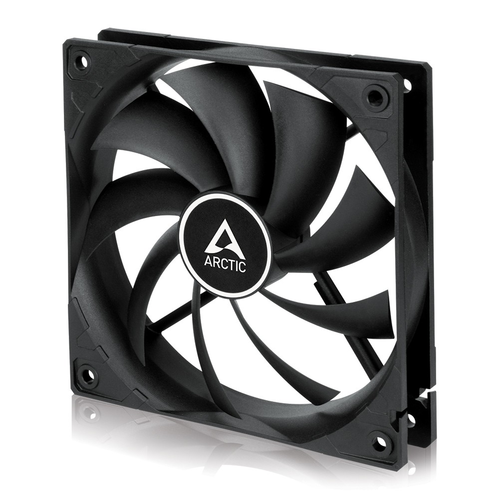 ARCTIC F12 TC (Black) 120 mm Case Fan with Temperature Control 300-1350 RPM PC