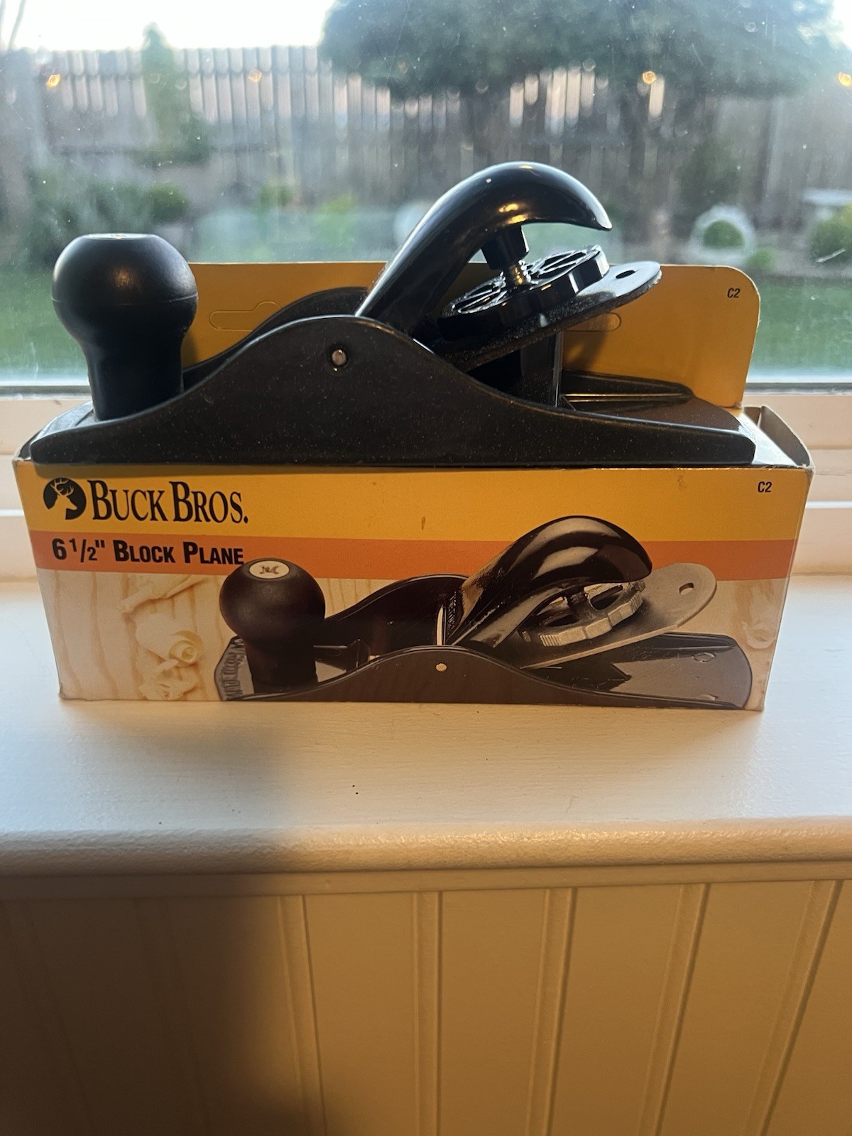 Vintage Buck Bros. 6 1/2” Plane With Box Made In USA