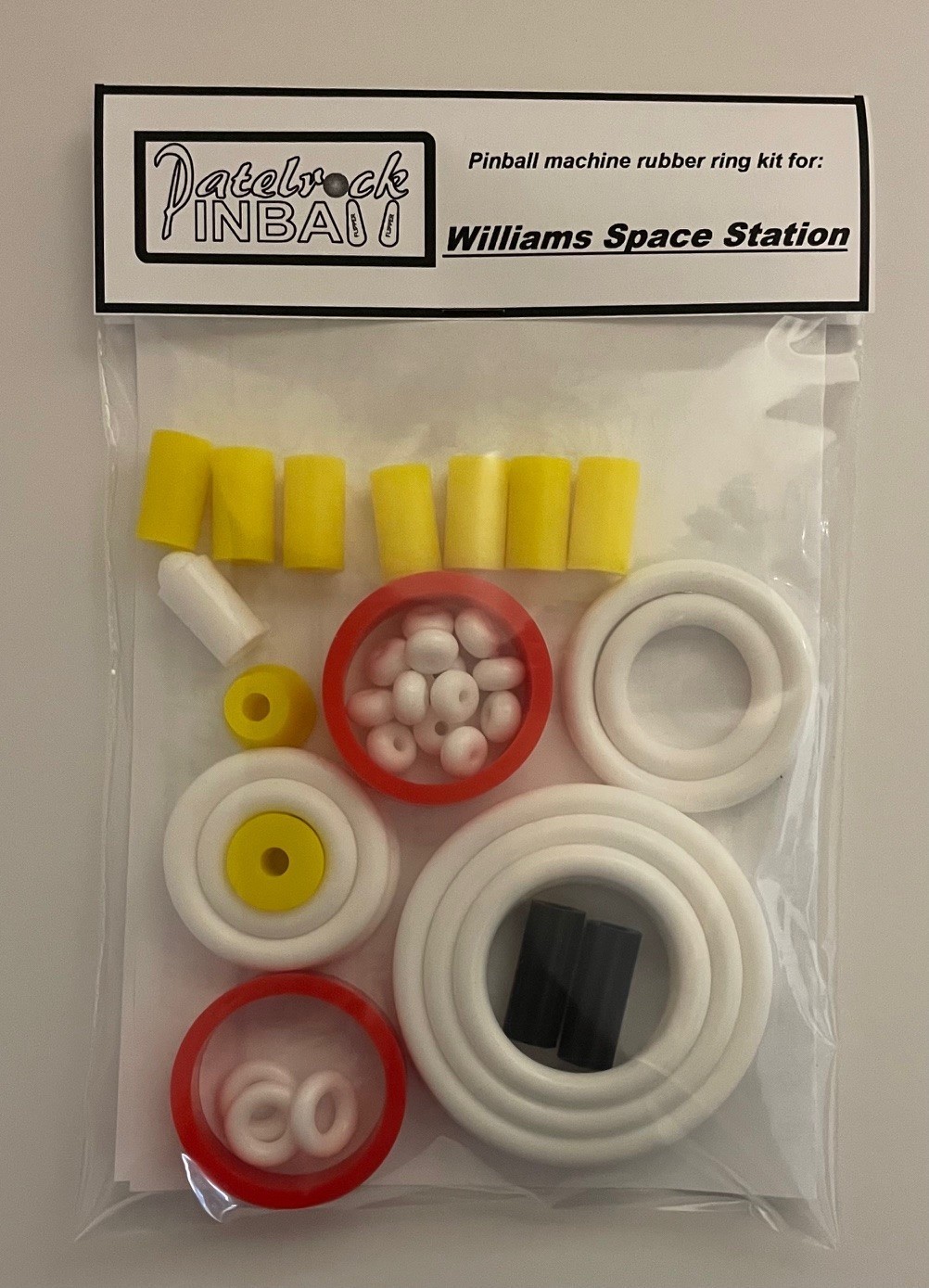 1987 Williams Space Station Pinball Machine Rubber Ring Kit