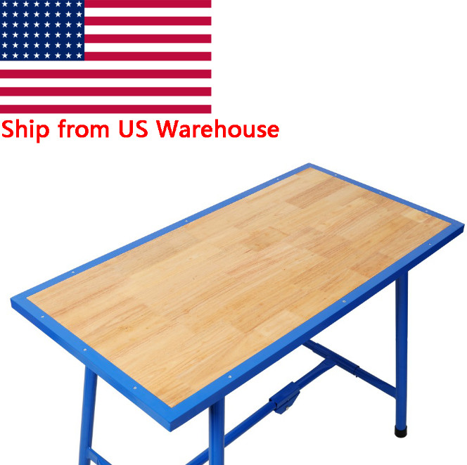 Foldable Work Bench, Workshop Assembly & Packing Table, 660 LBS Load Capacity