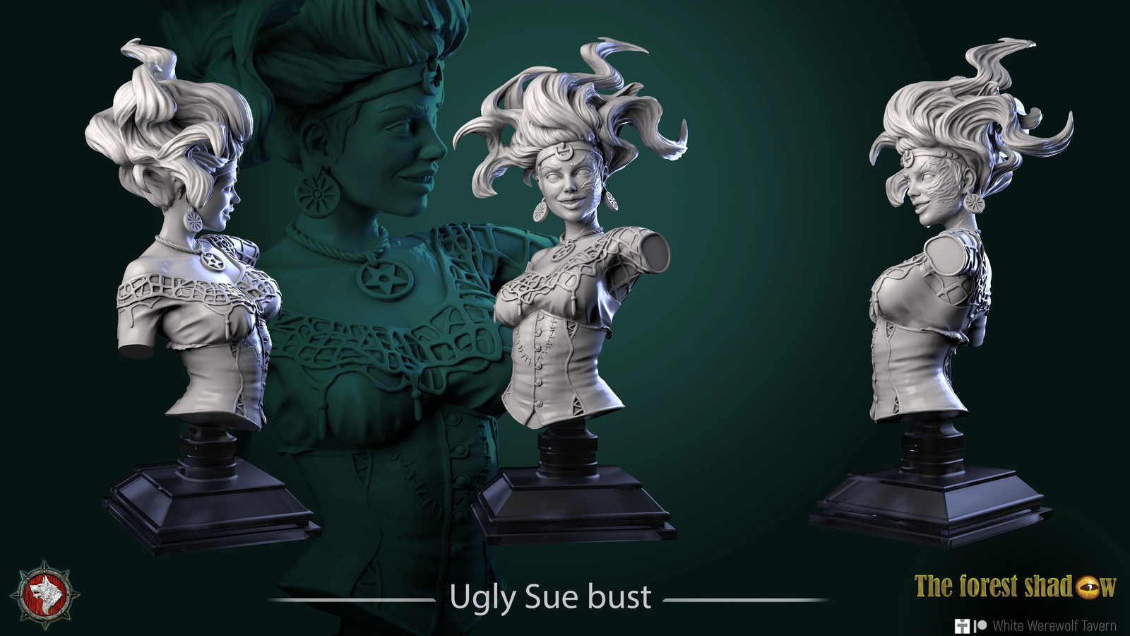 Ugly Sue Bust - Resin Display Bust