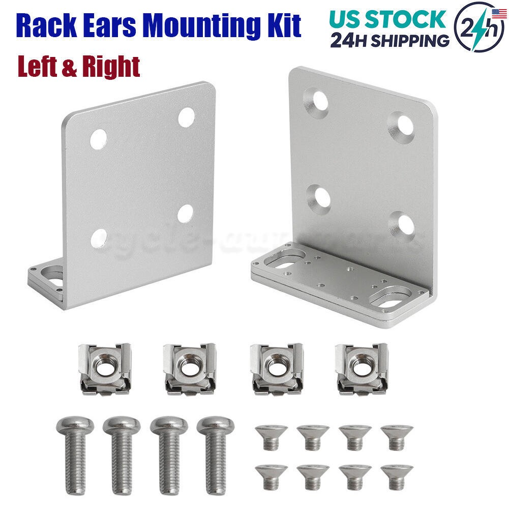 Rack Ears Mounting Upgrade Kit For Ubiquiti UDM-Pro UniFi Switches USW UDM L&R