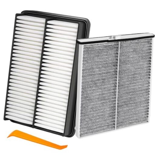 Engine & Cabin Air Filter Kit Compatible with 2014-2018 Mazda 3, 2014-2021