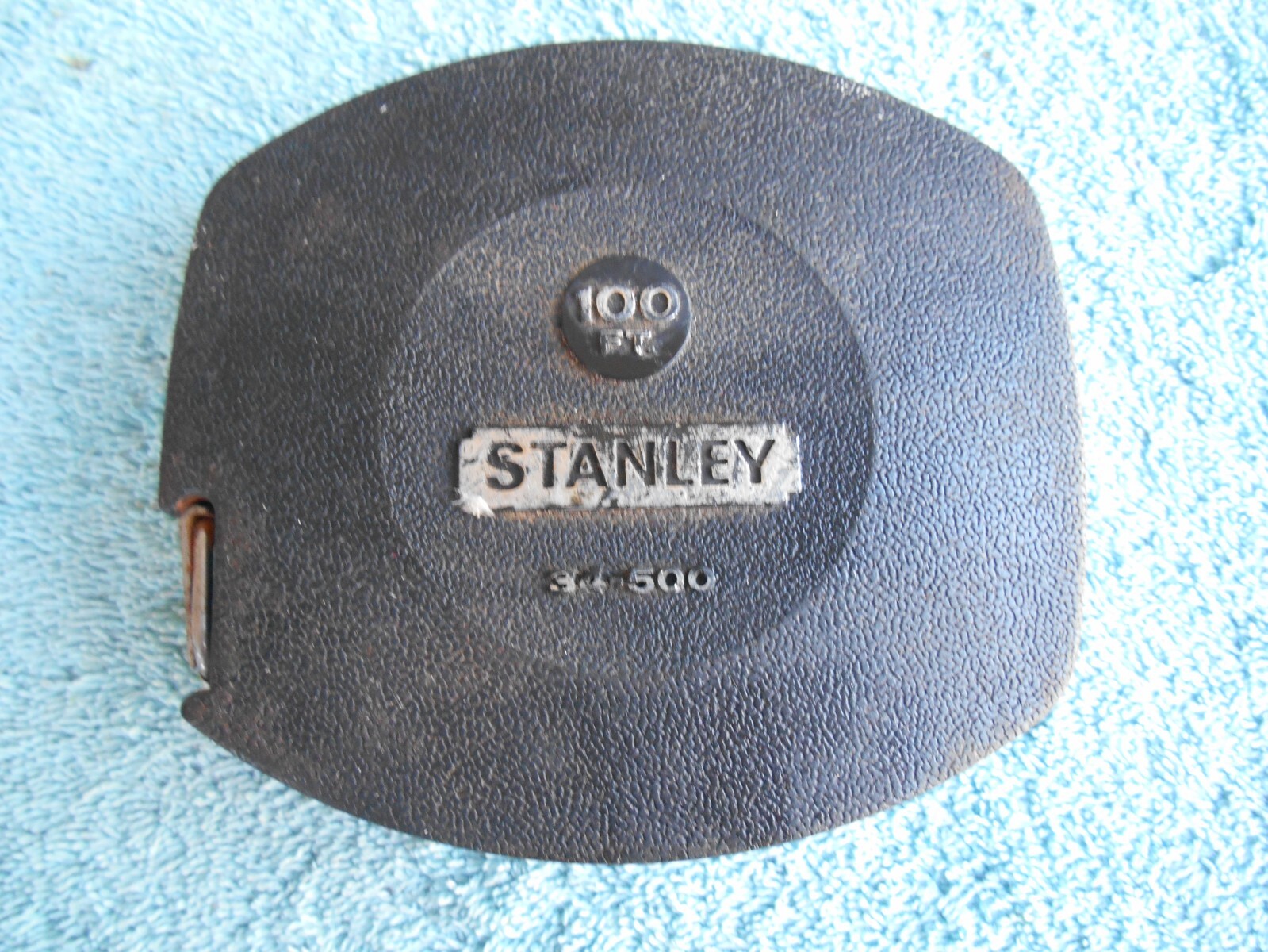 VINTAGE Stanley Tape Measure 100' Ft Foot No.34-500 USA