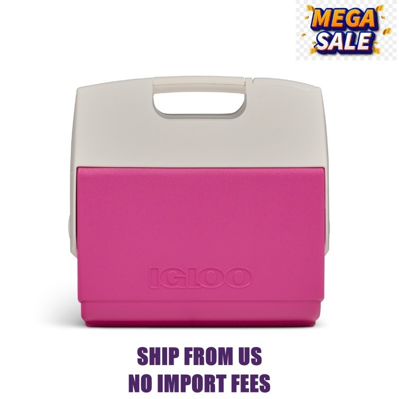 Igloo 16 QT Playmate Elite Ice Chest Cooler, 30 Can Capacity, Pink