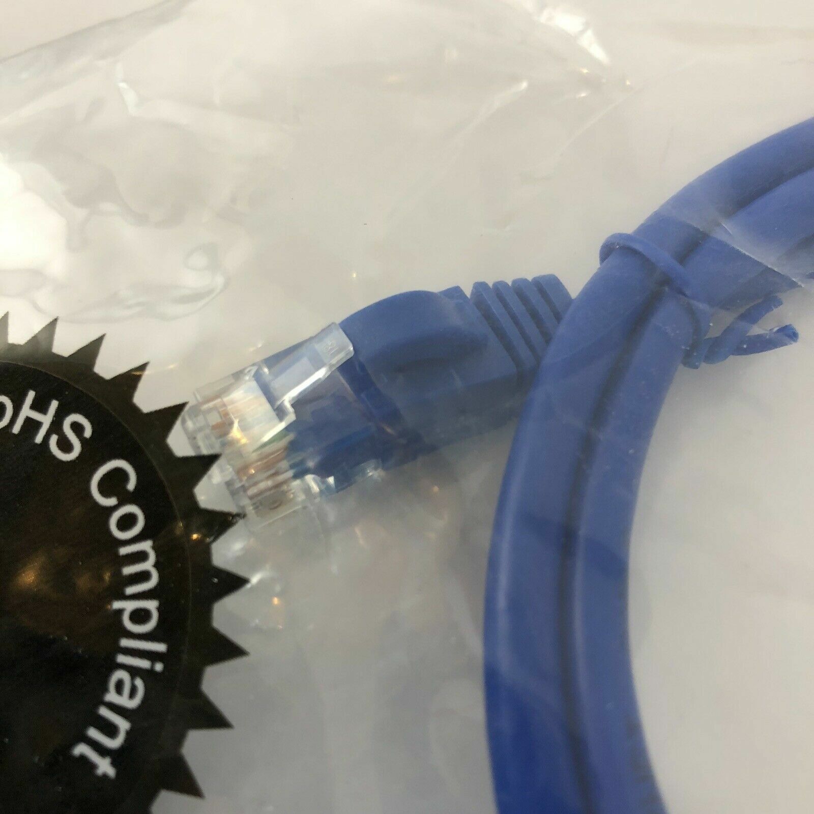 3 FT Universal MLD Blue Cat5E Ethernet Cable - RoHs Compliant Gold