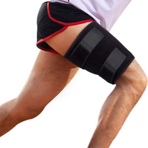 2pc Adjustable Leg Support Brace Thigh High Compression Sleeve Socks Pain Relief
