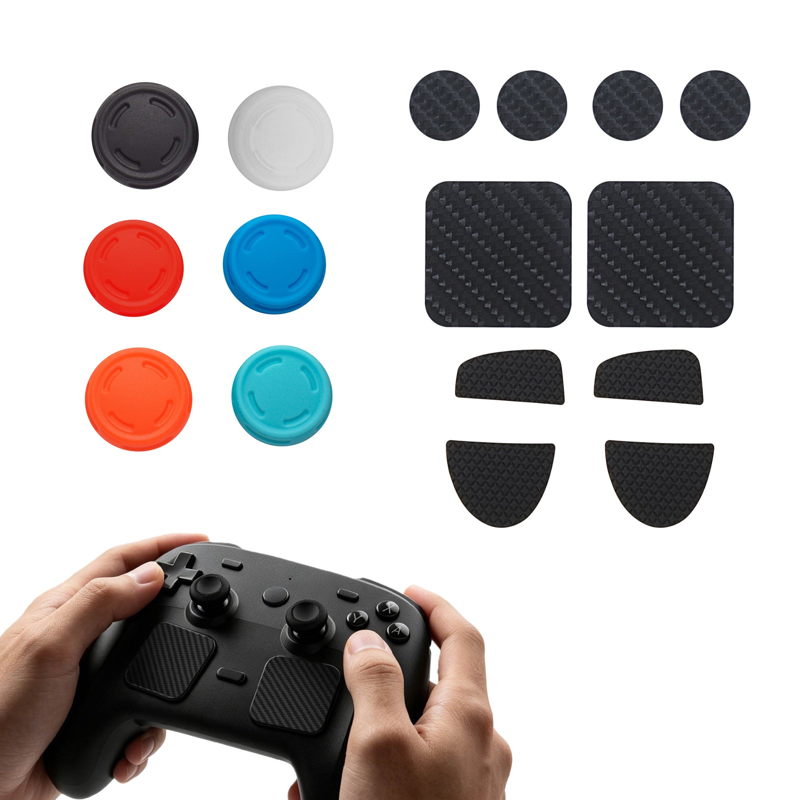 For Steam Controller2 2026 Touchpad Sticker Thumbstick cap Rear Button Sticker
