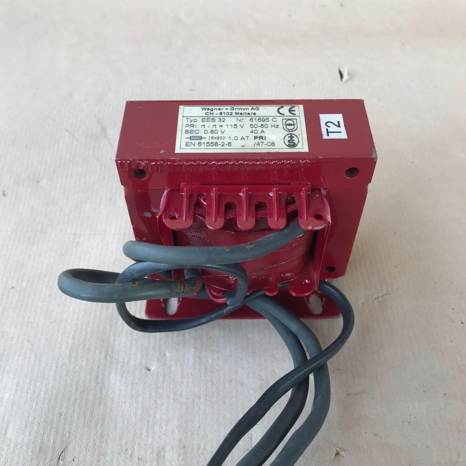 WAGNER GRIMM EES32 TRANSFORMER 61695C