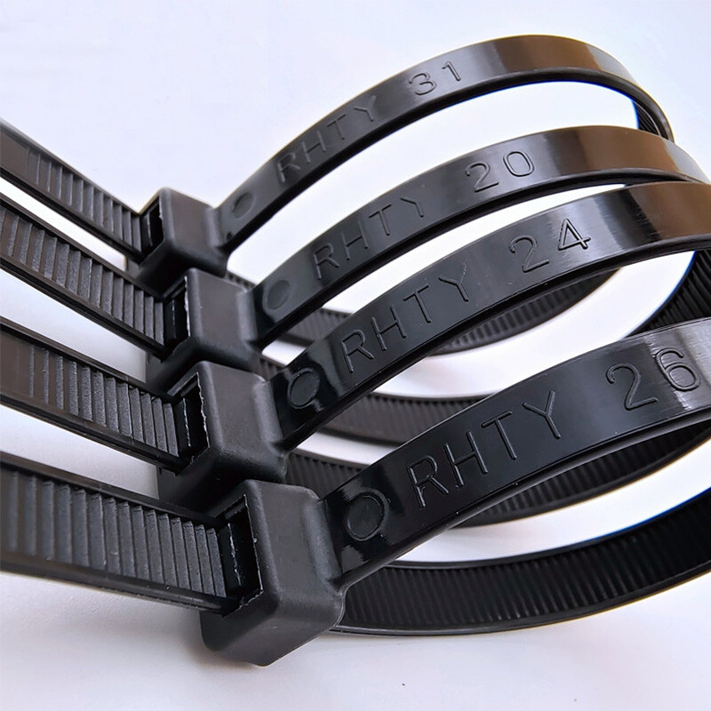 2.5mm Width Nylon Plastic Cable Ties Zip Tie Wraps Strong All Sizes White/Black