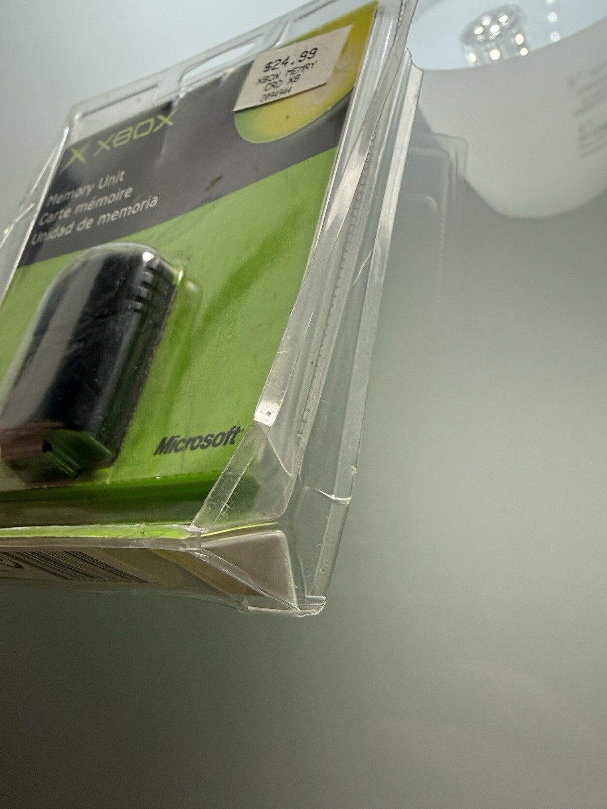Original XBOX Memory Unit Blister Pack OEM Sealed X08-25318 Microsoft