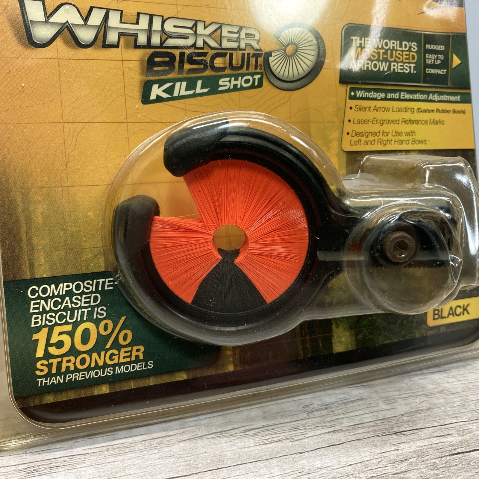Trophy Ridge Archery Kill Shot Medium Whisker Biscuit Bow Arrow Rest RH/LH
