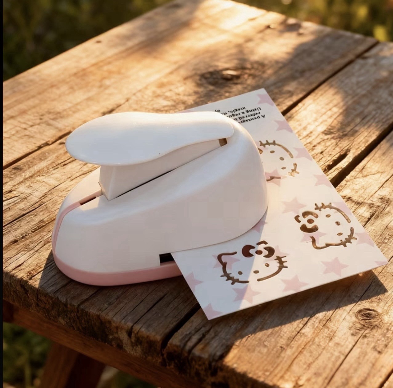 Hello Kitty Manual Embosser DIY Craft Tool Paper Embossing