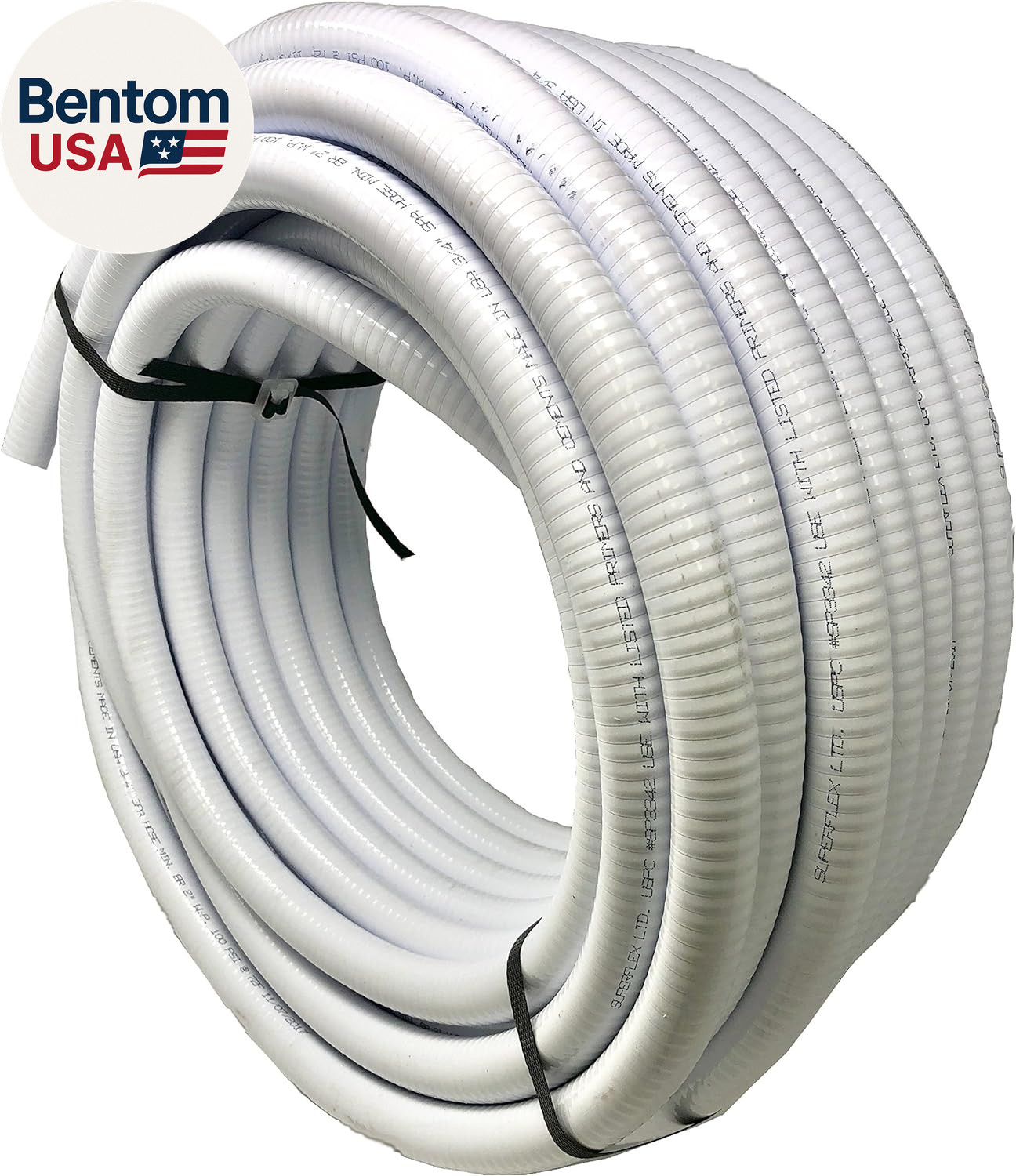 1.5" Dia Flexible PVC Pipe, Swimming Pool and Spa Hose Tubing, Schedule 40, Pump