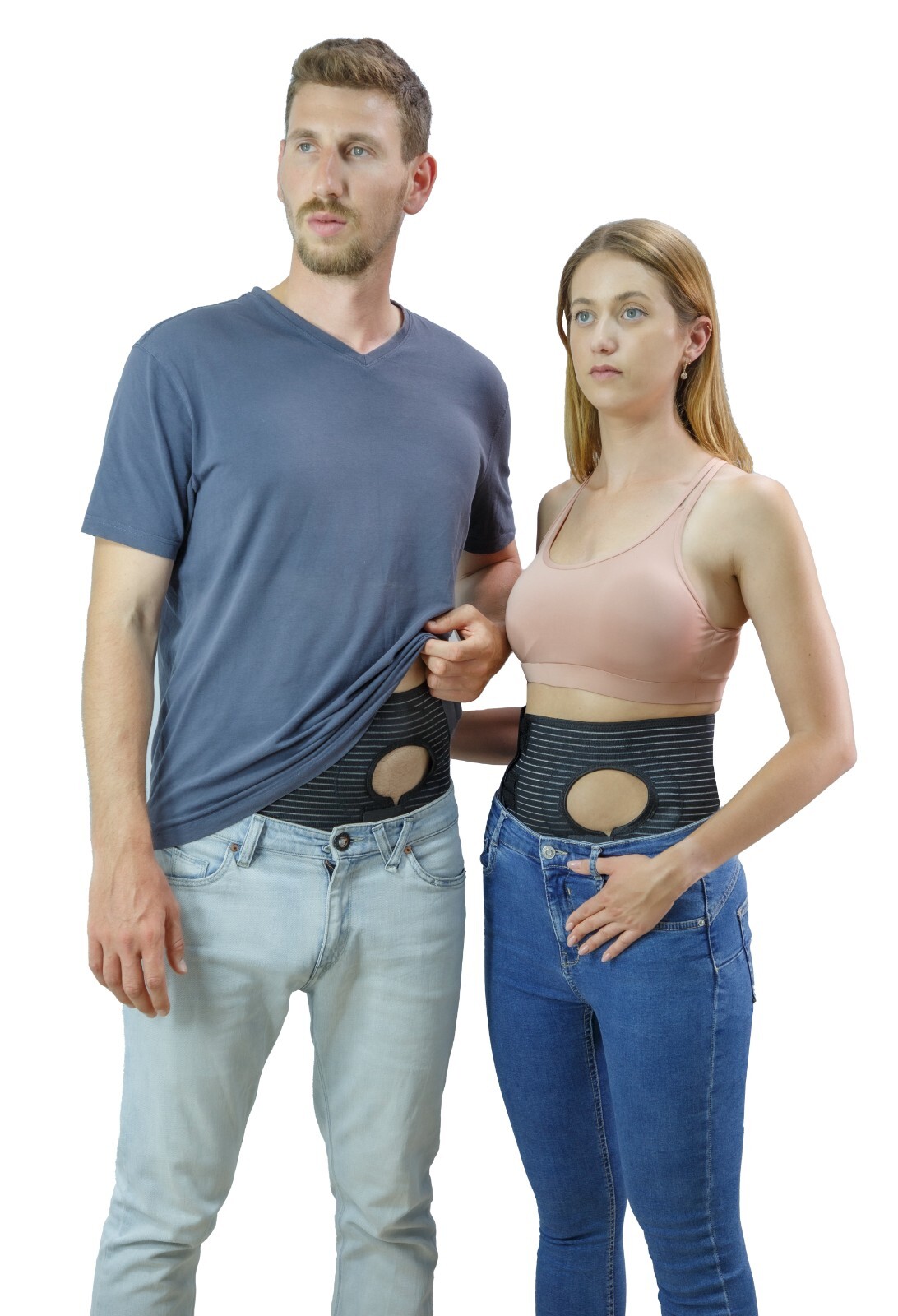 Movibrace Ostomy Abdominal Belt for Post-Operative Colostomy Ileostomy Surgery