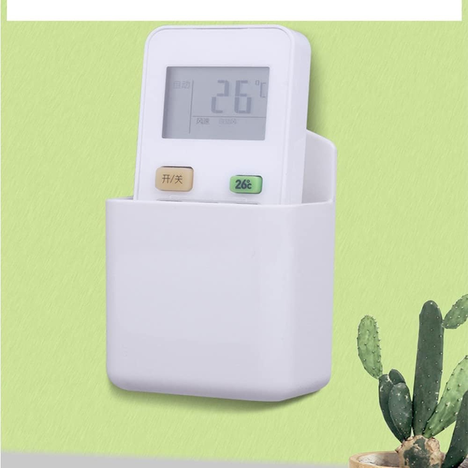 2 PCS Remote Control Holder,Hole-Free Self Adhesive Remote Holder,Wall Mount ...