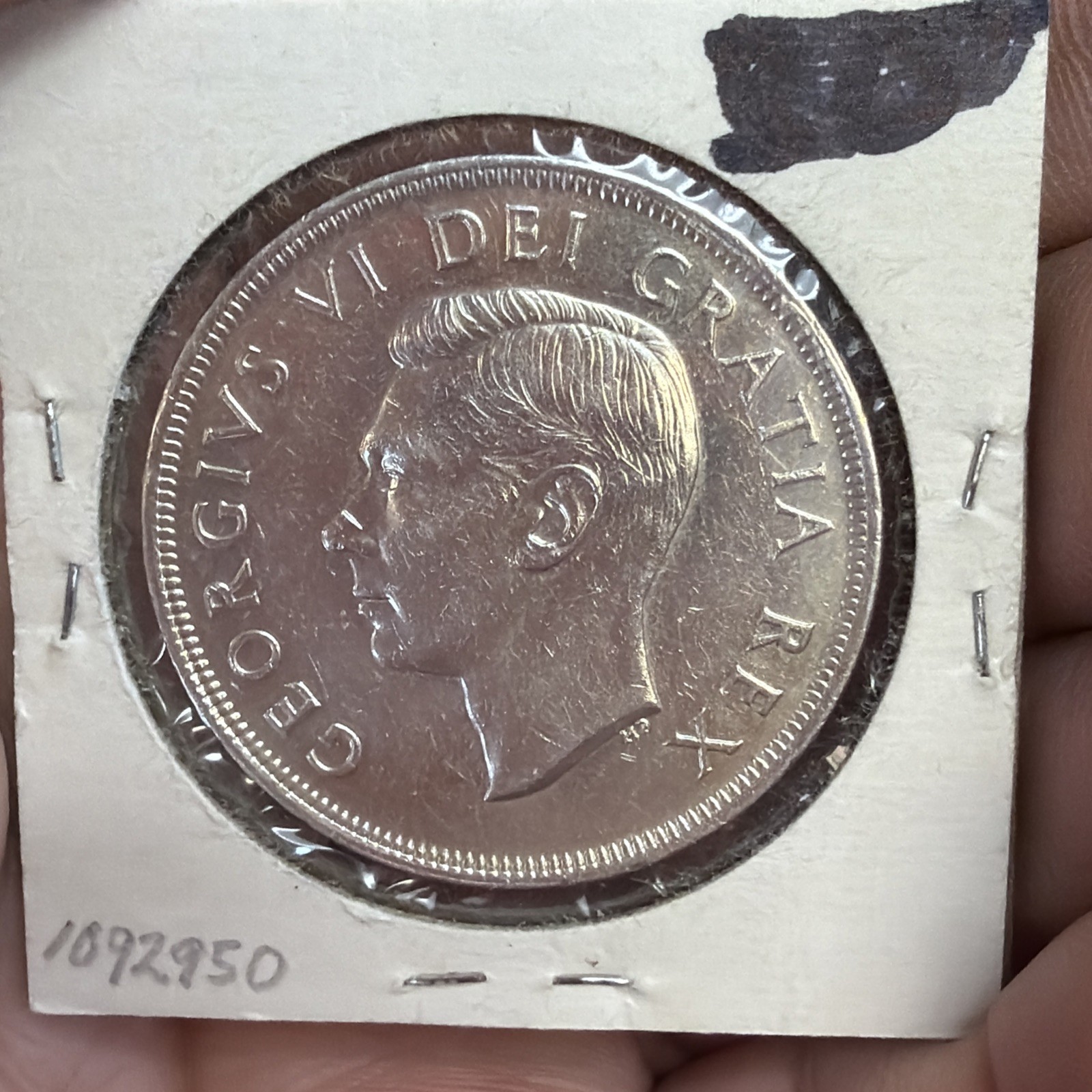 1949 Canada Silver Dollar George VI - Beautiful Coin!