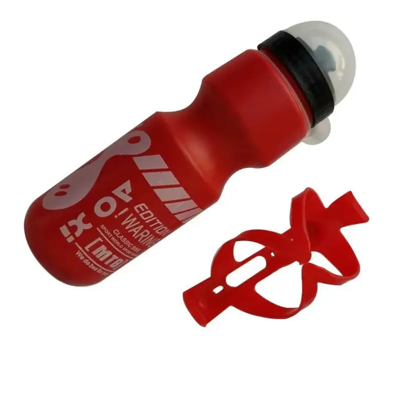 750ML Portable Mountain Bicycle Water Bottle Outdoor Sports Kettle+Kettle Holder