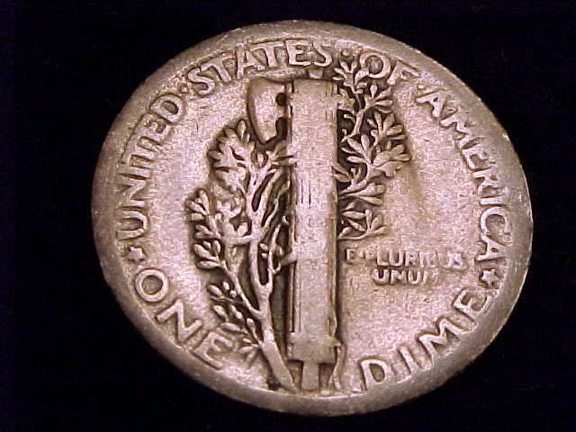 1920-P Mercury Dime, problem free Good grade