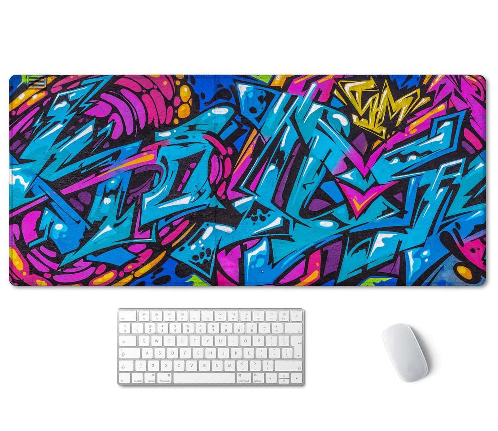 SSOIU Extended Gaming Mouse Pad - Non-Slip Water-Resistant Rubber Base Comput...