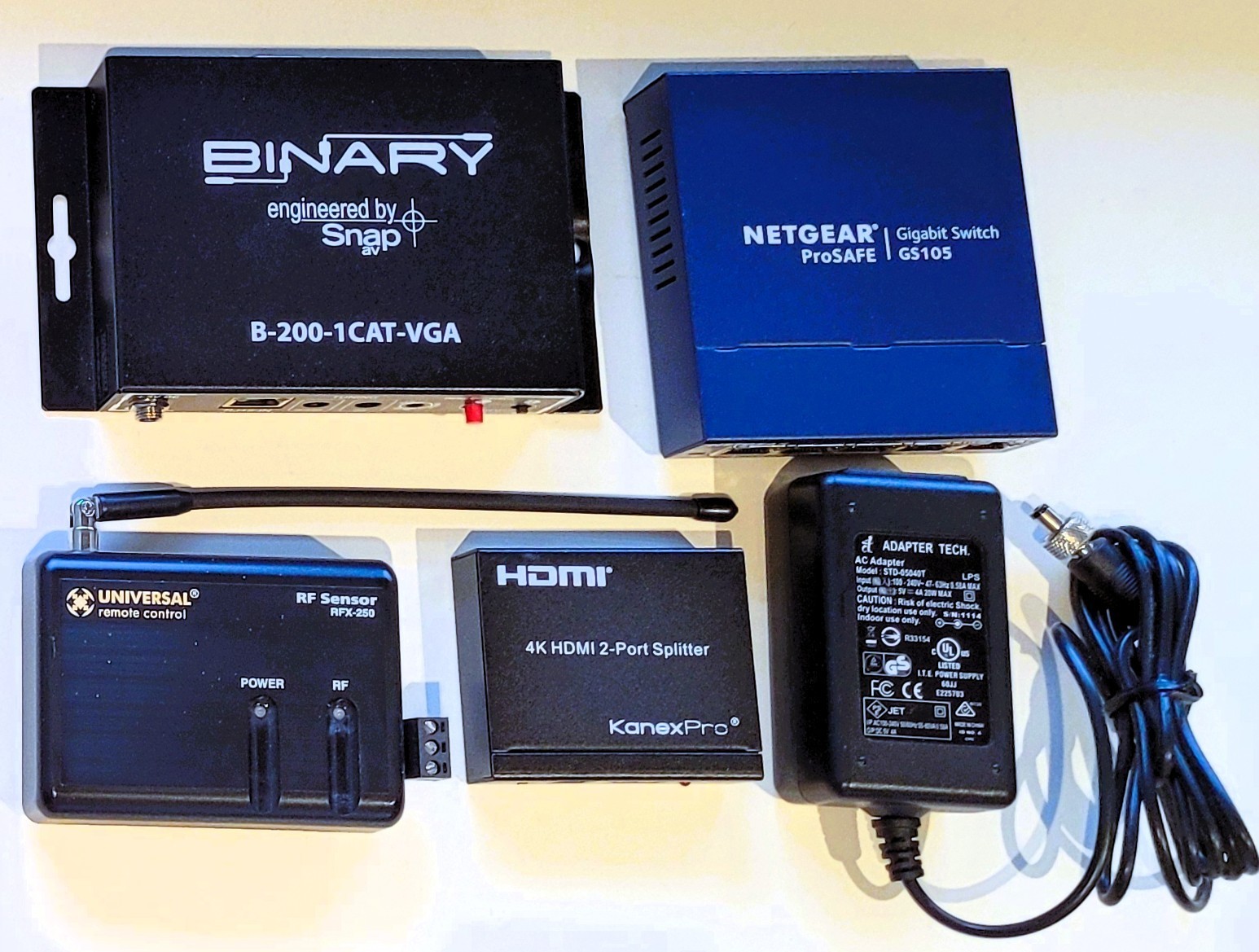 Lot of Five (5) AV Parts “Check out the Photos”
